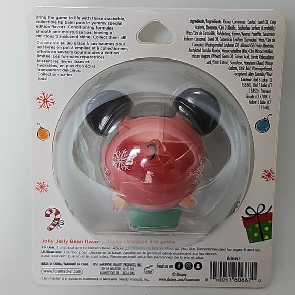 TSUM TSUM Lip Smacker Mickey Mouse Disney Jolly Jelly Bean Flavor BNIP Sealed - Picture 2 of 2